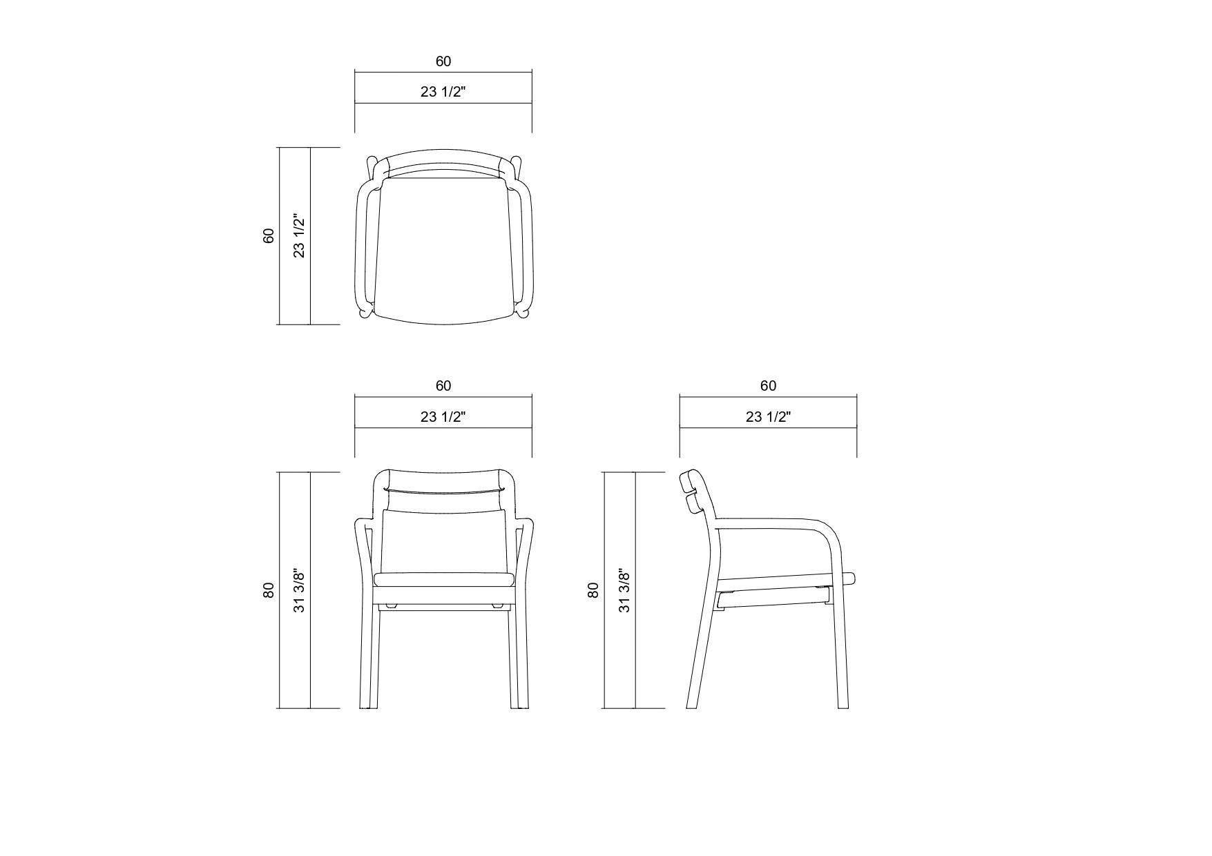 CHAIR WITHOUT ARMS