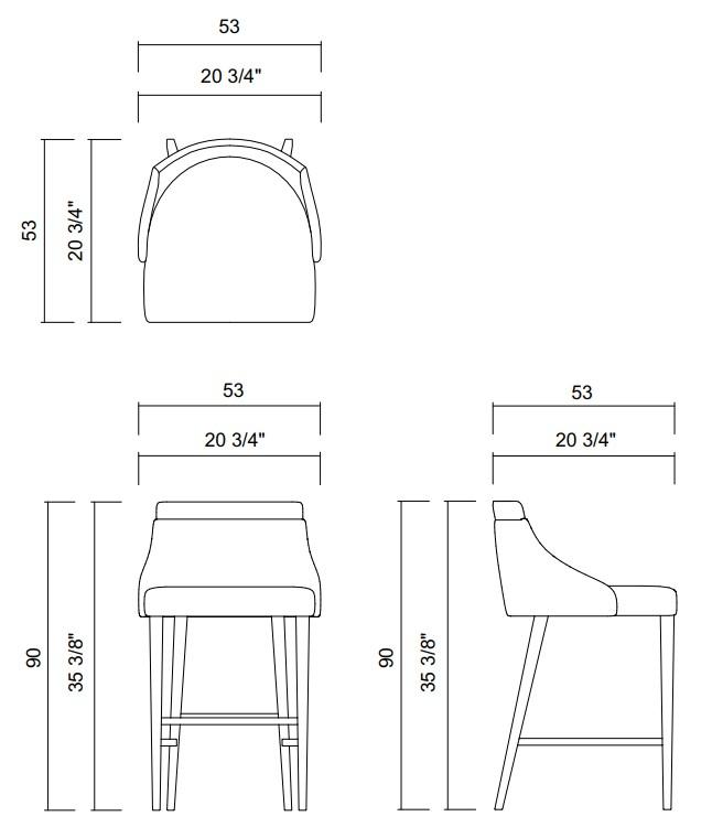 LOW BARSTOOL