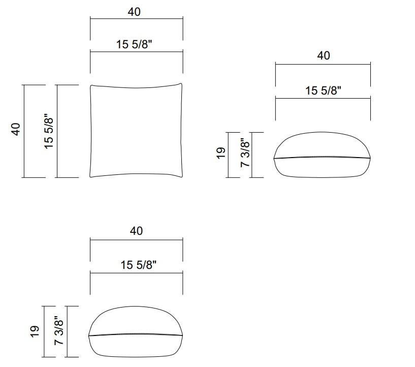 CHANGE UP CUSHION 15 5/8"X15 5/8"