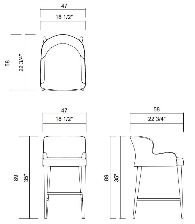 LOW BARSTOOL