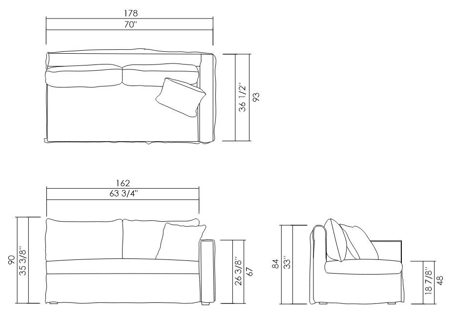 MODULO DIR/ESQ PARKA 178 CM