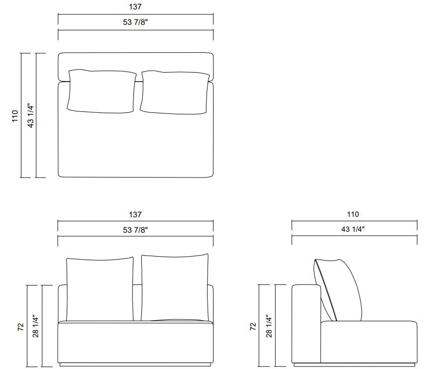 CHANGE UP CENTRAL MODULE 53 7/8”