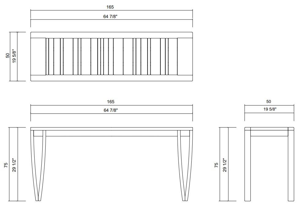 NORONHA CONSOLE 64 7/8"