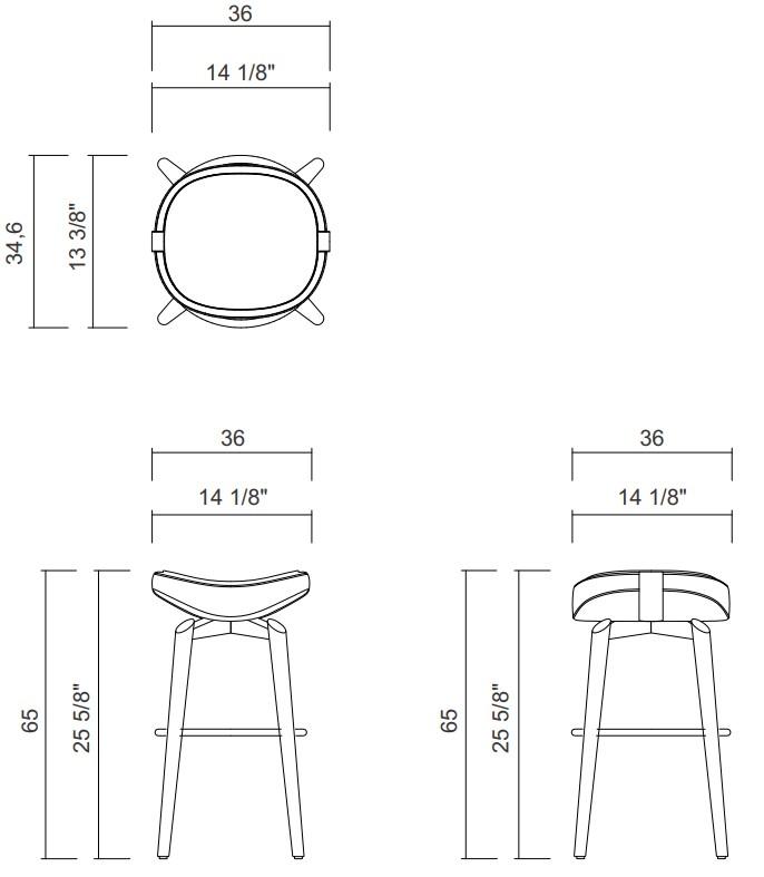 LOW BARSTOOL