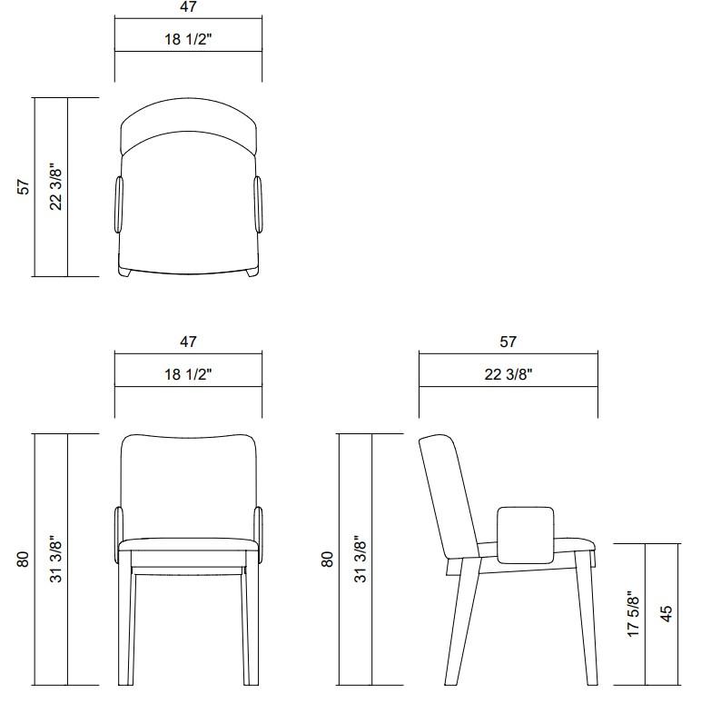 CHAIR WITHOUT ARMS