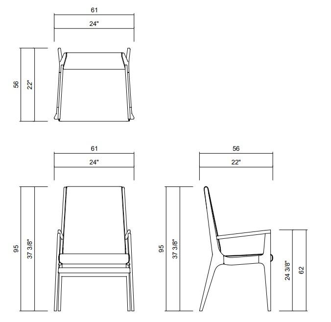 CHAIR WITHOUT ARMS