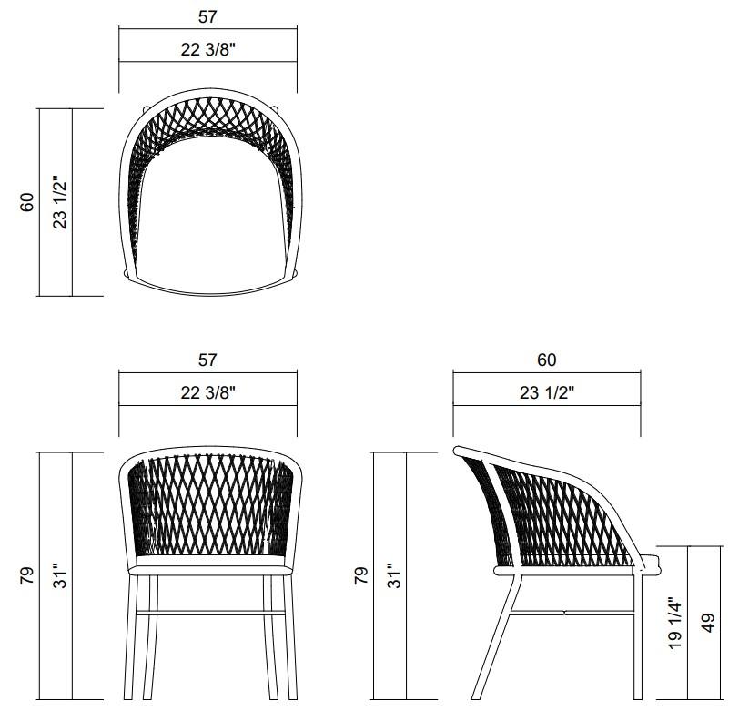 CHAIR WITHOUT ARMS