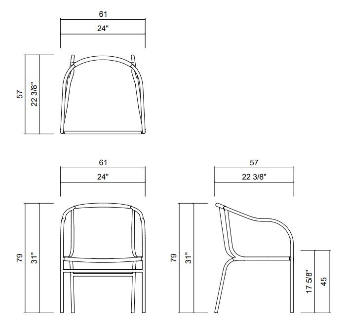 CHAIR WITHOUT ARMS