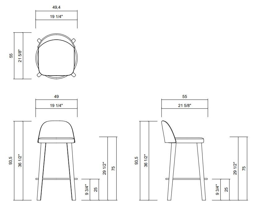 HIGH BARSTOOL