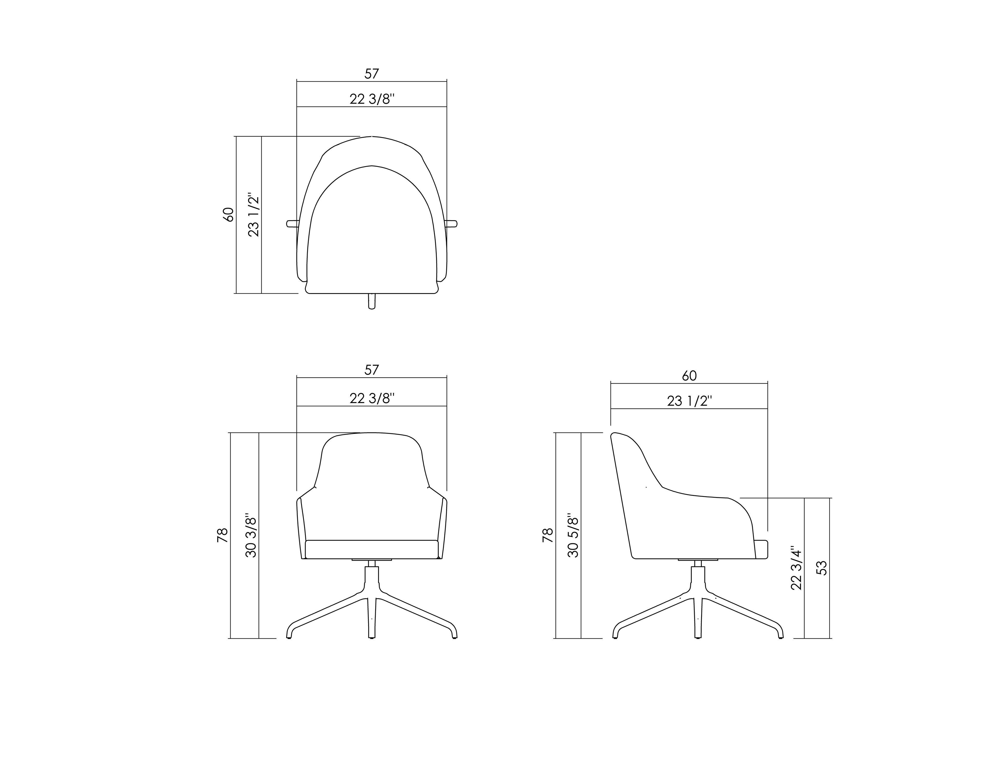 CHAIR WITHOUT CASTERS