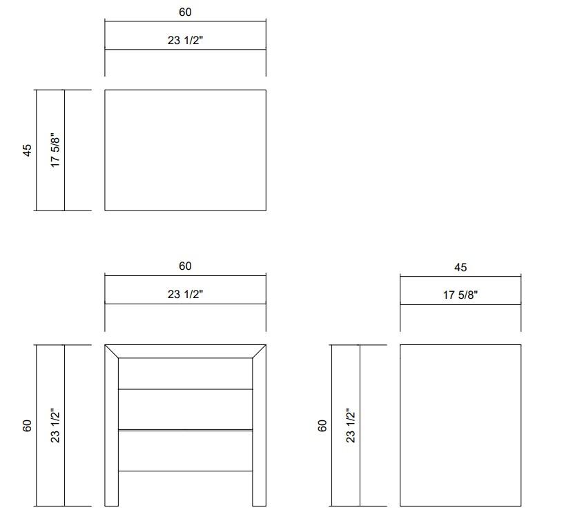 MESA NOCHE 60 CM DESK