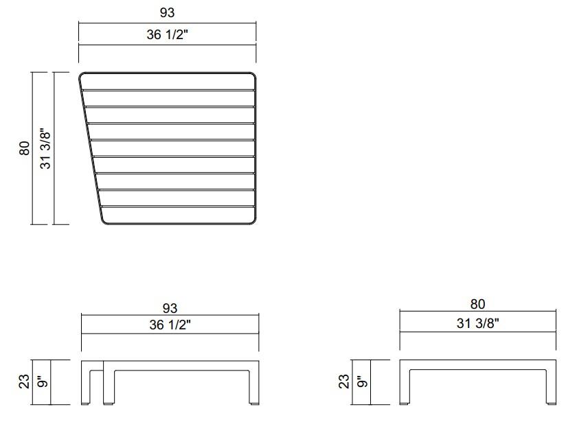 OÁSIS MODULE LEFT RIGHT 36 1/2"