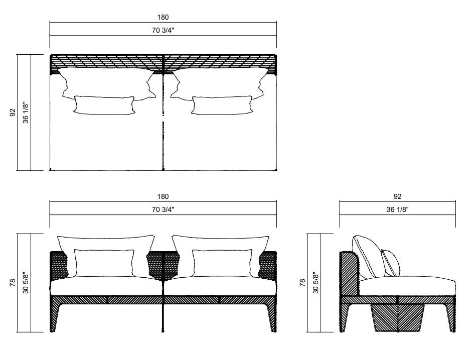 MODULO 180 CM TALIPOT