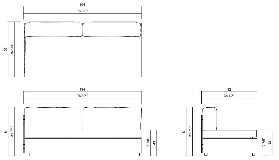 PIER 14 MODULE 76 3/8”