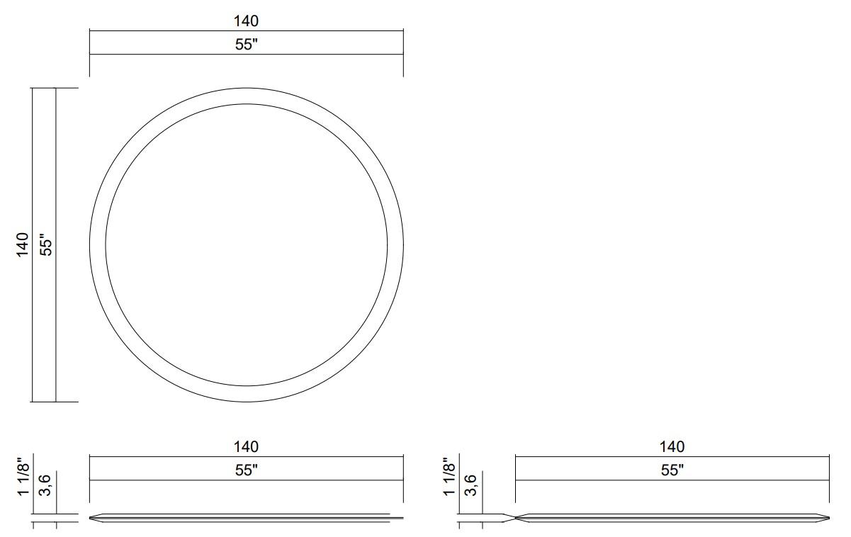 TOPE D140 CM MERIDA