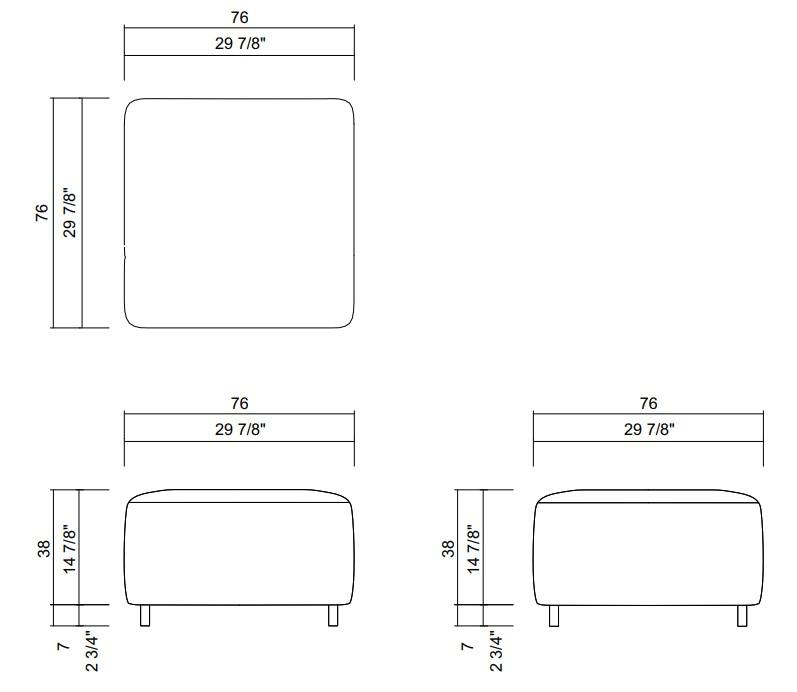 ASIENTO 76 CM SWELL