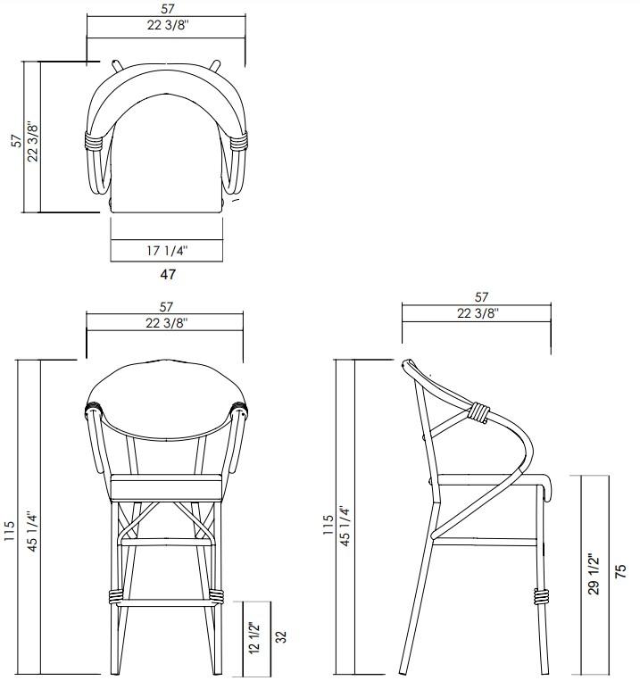 HIGH BARSTOOL