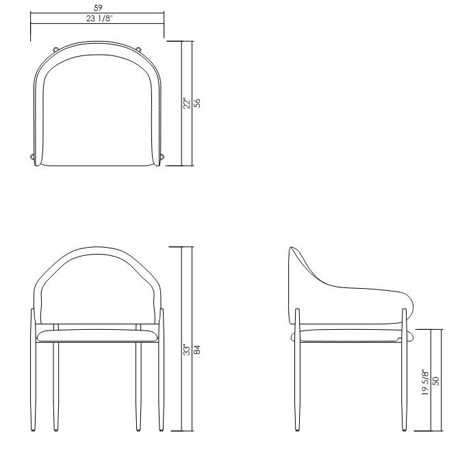 CHAIR WITHOUT ARMS