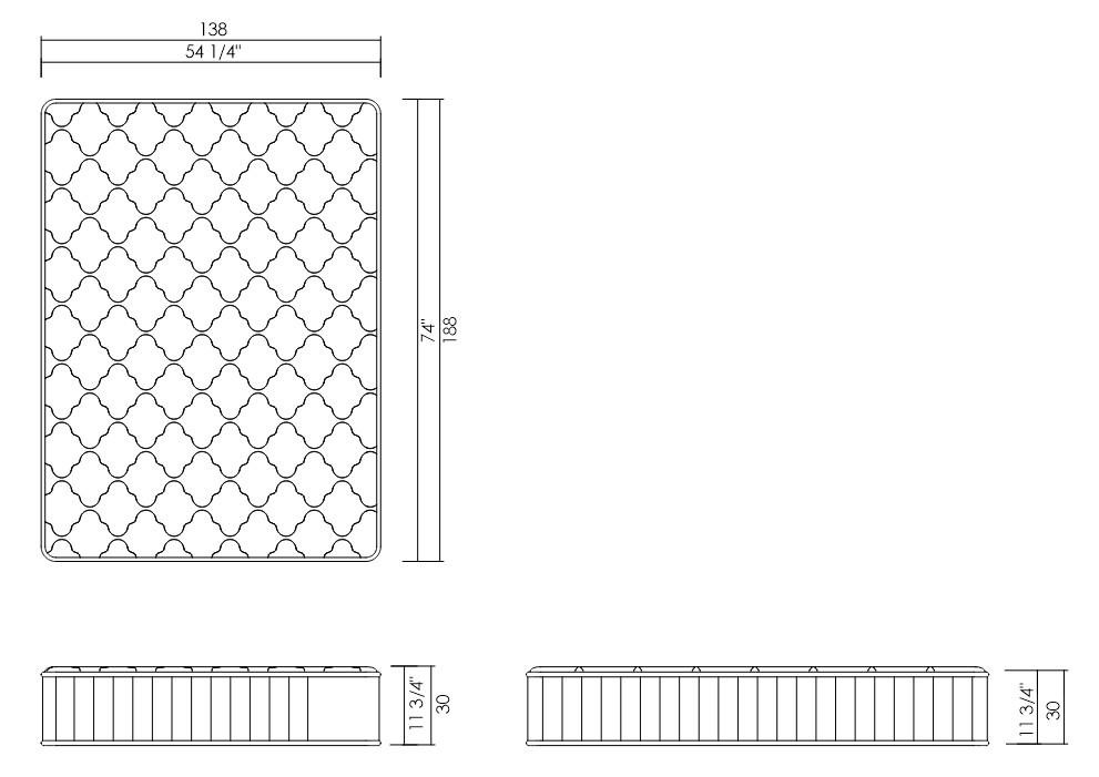 COLCHÃO 138 X 188 CM