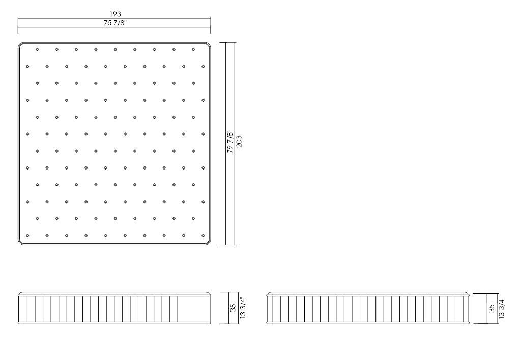 COLCHÃO 193 X 203 CM