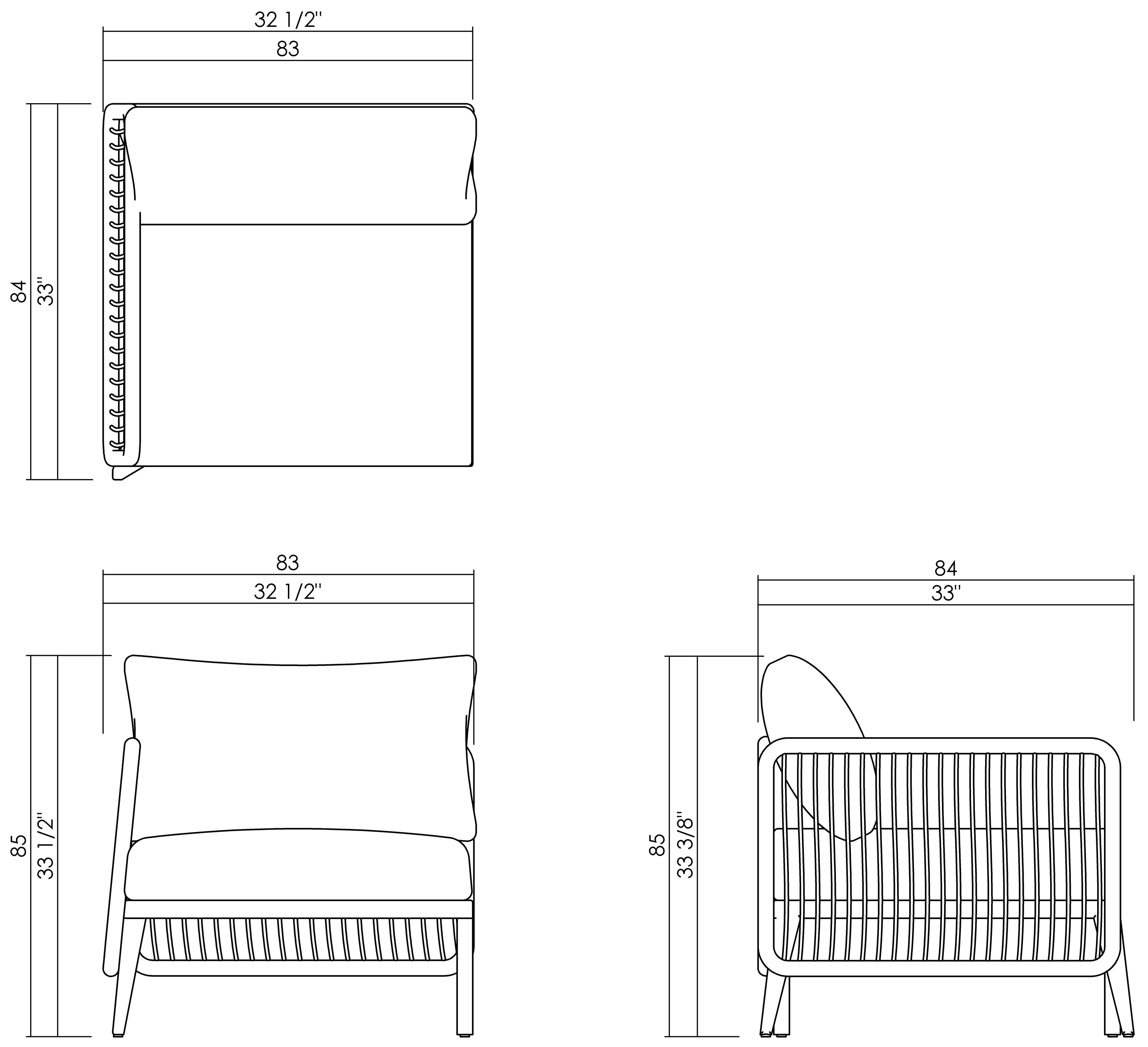 RIGHT/LEFT MODULE 33”