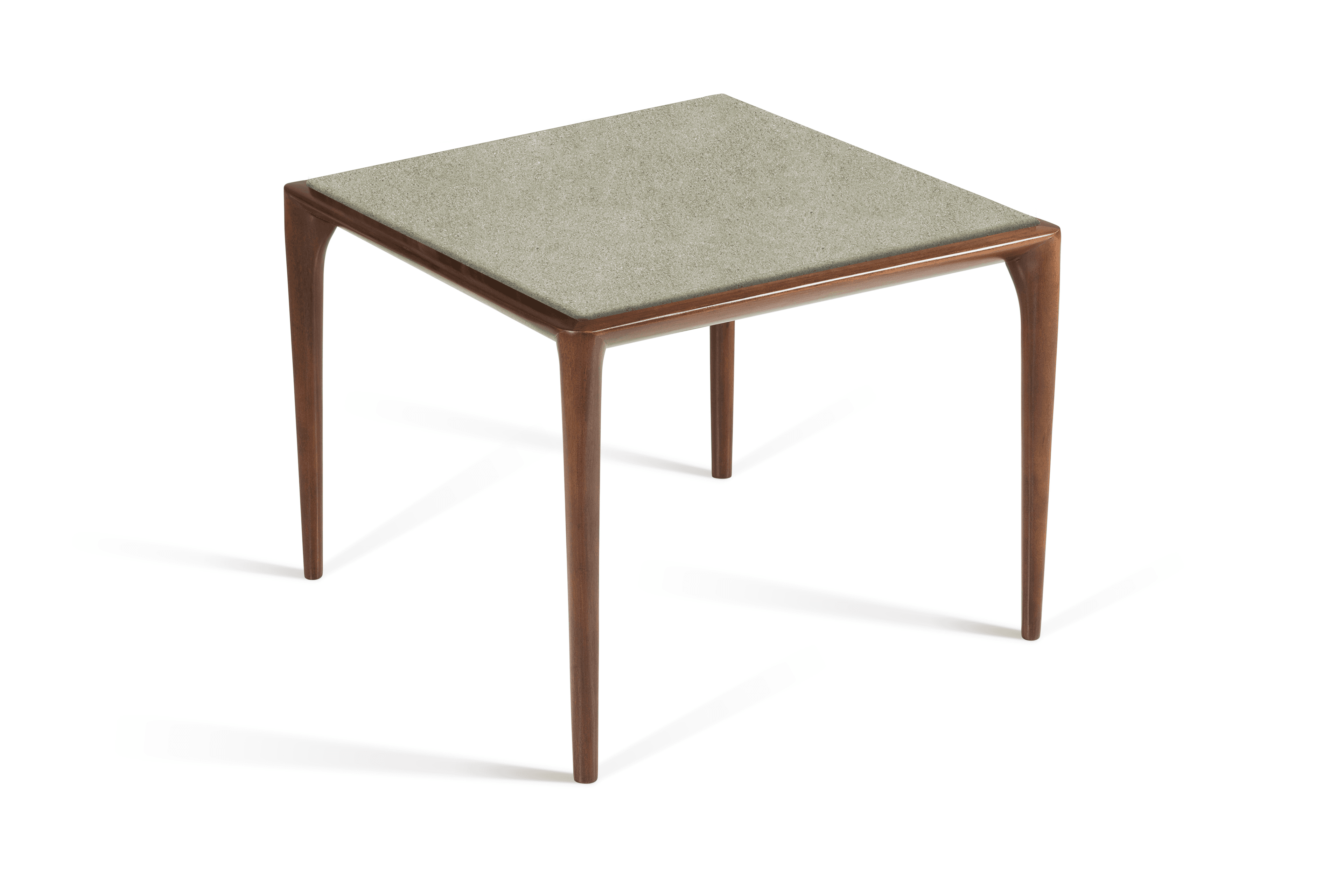 MOGANO SIDE TABLE STONE TOP