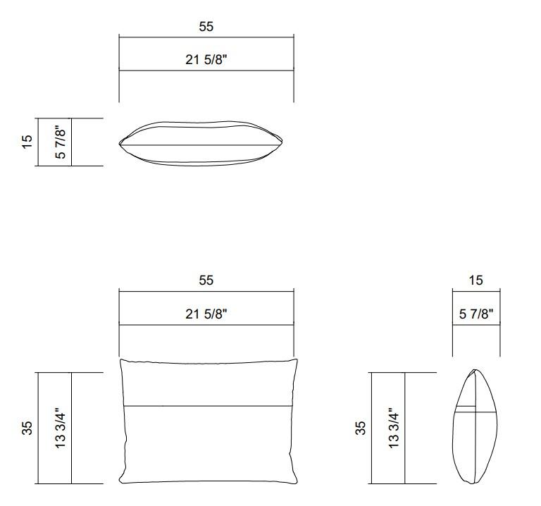 COJÍN 55 X 35 CM ARGOS